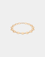 Pulsera de moneda martillada