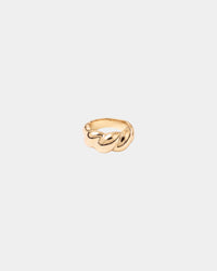 Knoten-Ring mit gewölbter Form