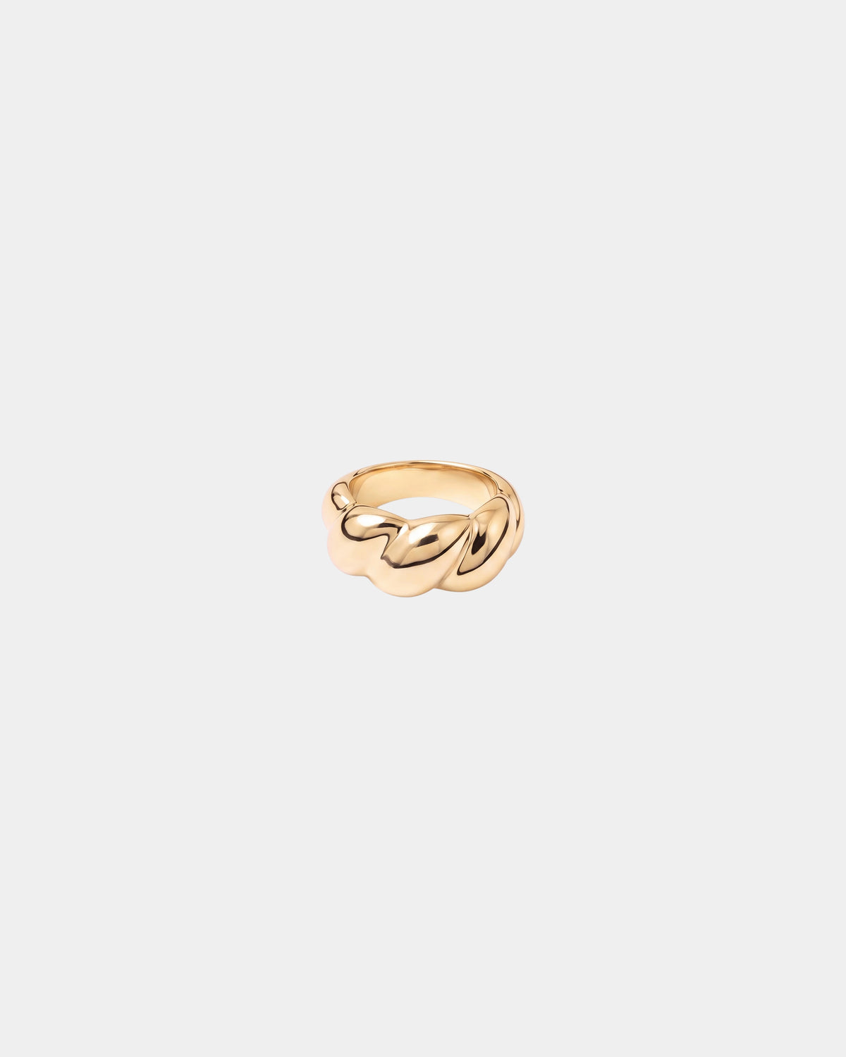 Knoten-Ring mit gewölbter Form