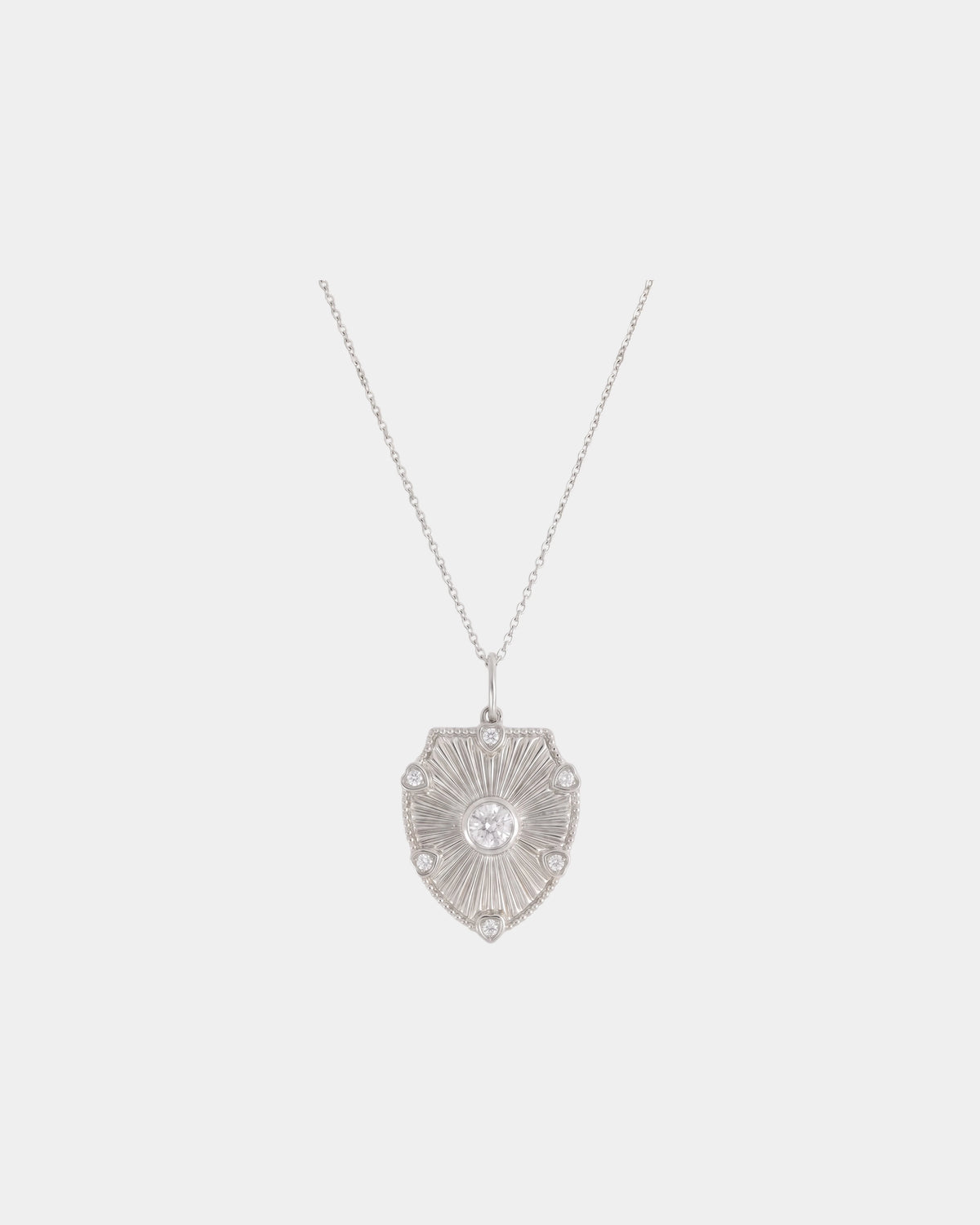 Sunburst Shield Necklace